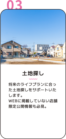 03 土地探し