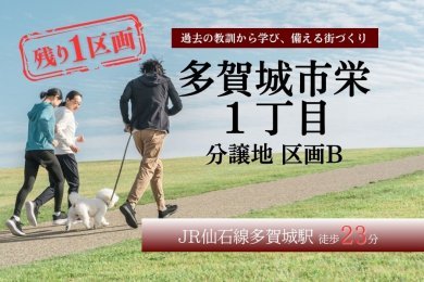 多賀城市栄1丁目　分譲地B区画