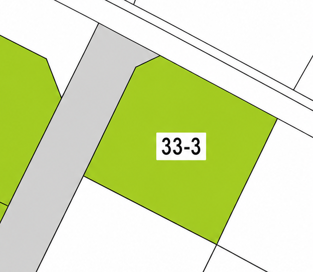 大崎市古川大幡原田33-3　区画図