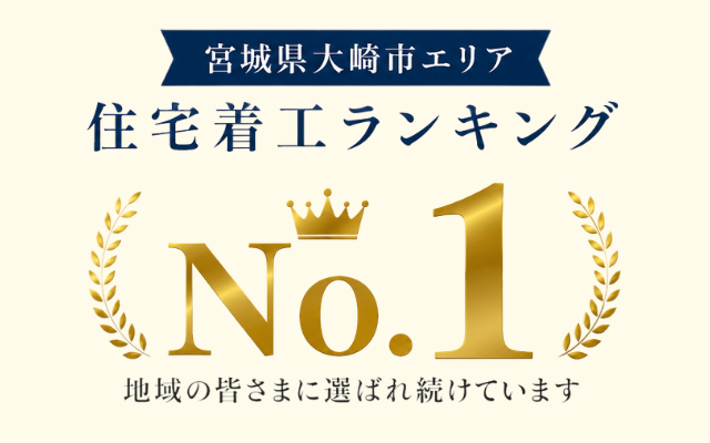 【宮城県大崎市エリア住宅着工ランキング No.1】地域の皆さまに選ばれ続けている理由