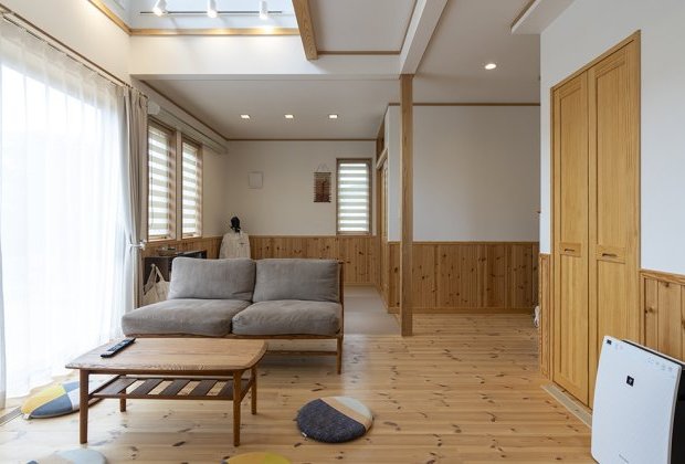 木が身近に感じる和モダンな家